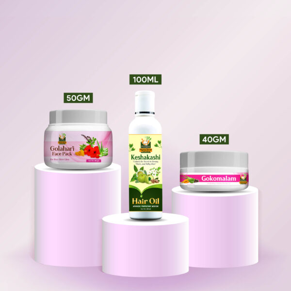 Beauty From Nature Trio | Hair, Face & Skin Glow Combo